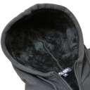 Navy XXXL Men's Sherpa Fleece-Lined Reflective Tech Full Zip Hoodie (S to 3XL)